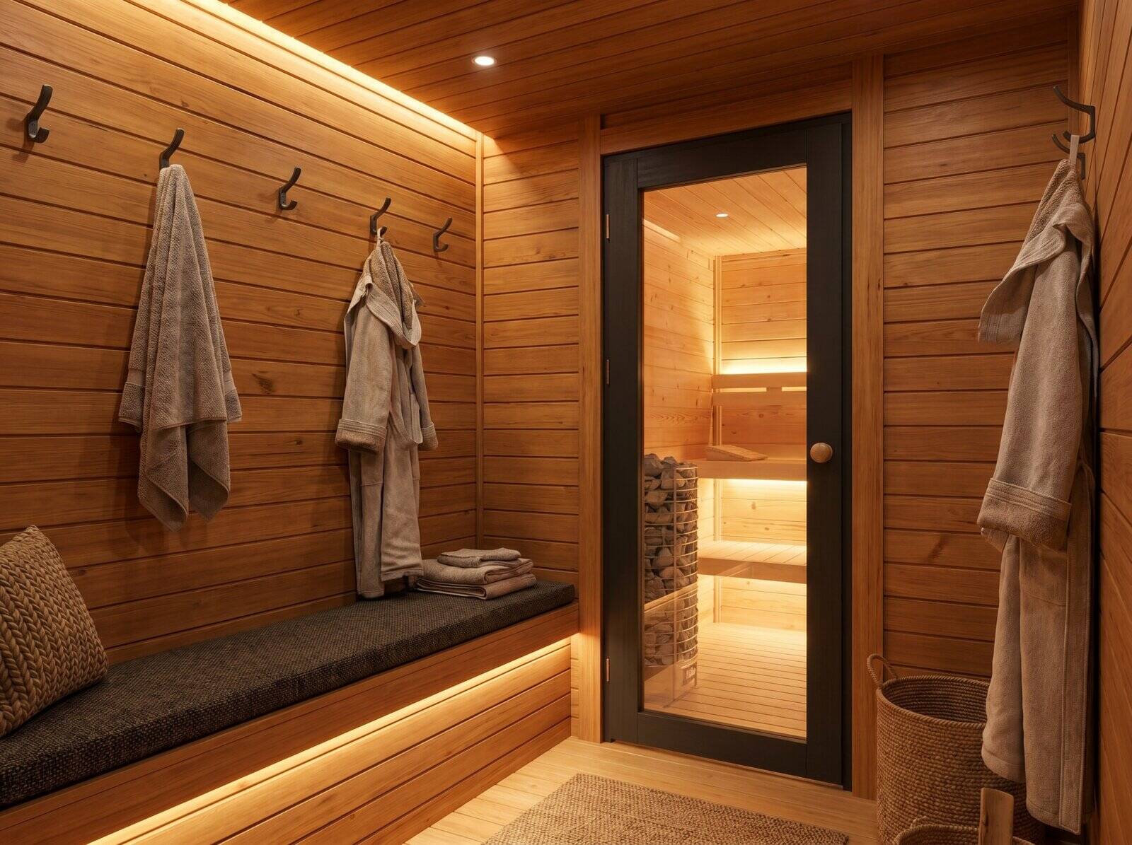 VIDDA changing-room anteroom interior